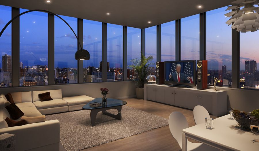 Trump Promises Luxury Penthouses to All Whites If Elected